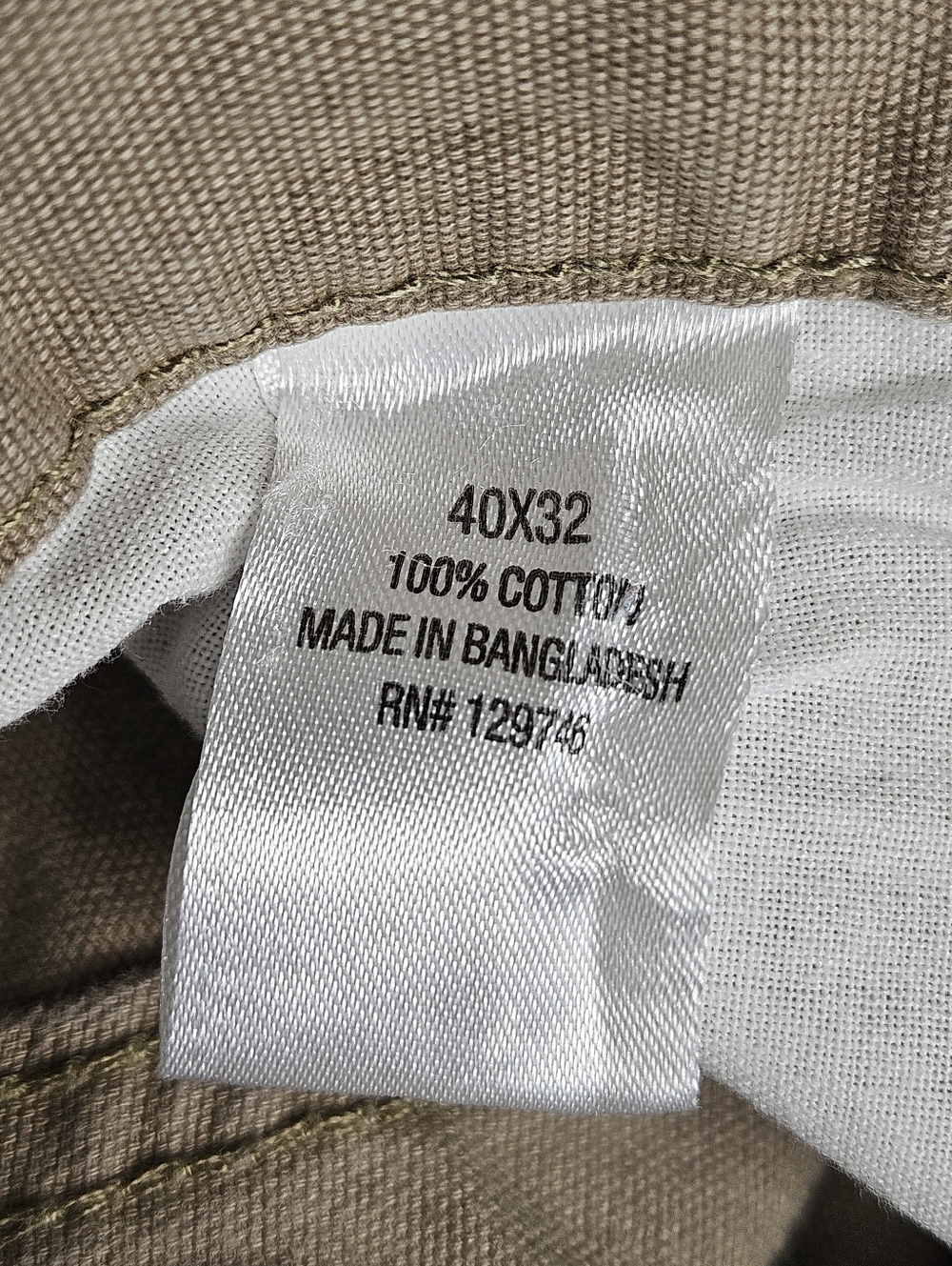 Blue Mountain men's lightweight canvas work / utility / outdoor pants (40x28) - Picture 5 of 11